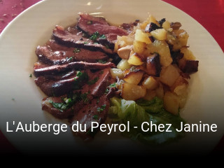 L'Auberge du Peyrol - Chez Janine plan d'ouverture