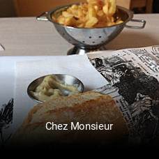 Chez Monsieur plan d'ouverture