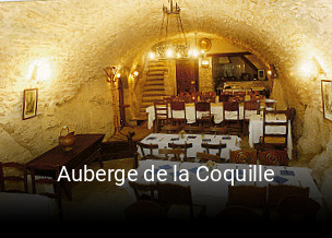 Auberge de la Coquille plan d'ouverture