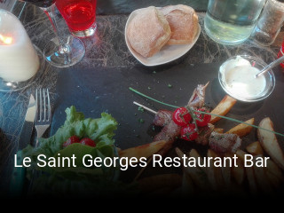 Le Saint Georges Restaurant Bar plan d'ouverture