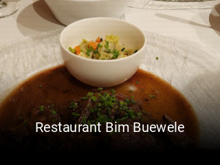 Restaurant Bim Buewele ouvert