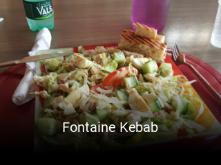 Fontaine Kebab ouvert