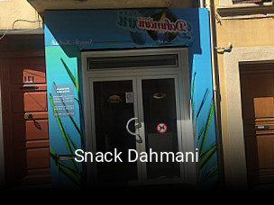 Snack Dahmani heures d'affaires