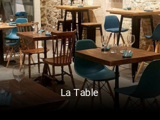 La Table ouvert