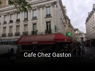 Cafe Chez Gaston ouvert