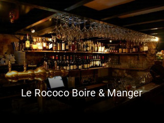 Le Rococo Boire & Manger ouvert
