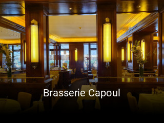 Brasserie Capoul plan d'ouverture