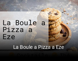 La Boule a Pizza a Eze ouvert