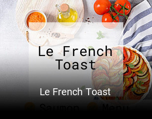 Le French Toast heures d'ouverture