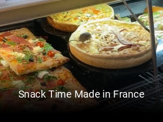 Snack Time Made in France heures d'affaires