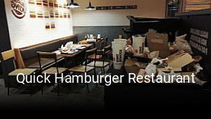 Quick Hamburger Restaurant heures d'affaires