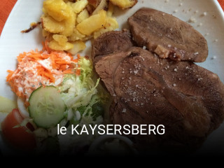 le KAYSERSBERG ouvert
