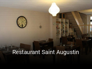 Restaurant Saint Augustin heures d'ouverture