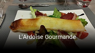 L'Ardoise Gourmande plan d'ouverture