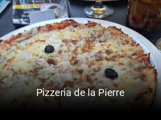 Pizzeria de la Pierre ouvert