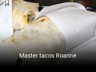 Master tacos Roanne plan d'ouverture