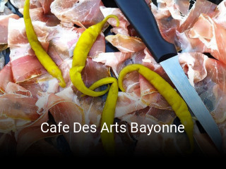 Cafe Des Arts Bayonne plan d'ouverture