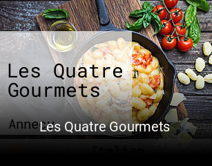 Les Quatre Gourmets plan d'ouverture