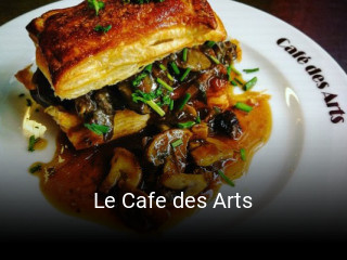 Le Cafe des Arts heures d'ouverture