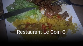 Restaurant Le Coin G ouvert