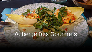 Auberge Des Gourmets plan d'ouverture