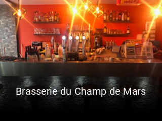 Brasserie du Champ de Mars heures d'affaires