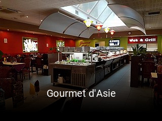 Gourmet d'Asie heures d'ouverture