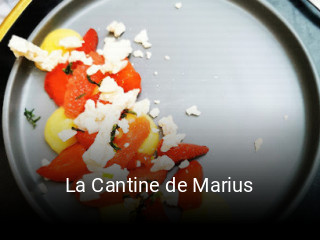 La Cantine de Marius heures d'affaires