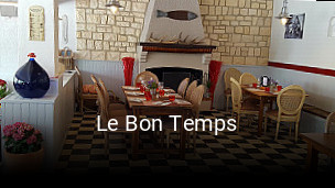 Le Bon Temps plan d'ouverture