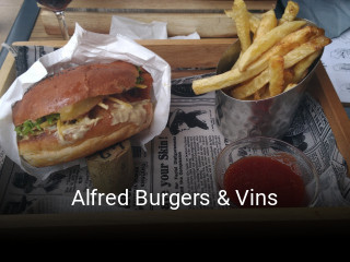 Alfred Burgers & Vins plan d'ouverture