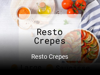 Resto Crepes plan d'ouverture