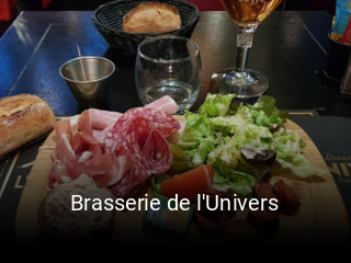 Brasserie de l'Univers plan d'ouverture