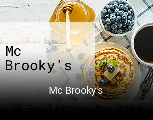 Mc Brooky's heures d'affaires