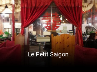 Le Petit Saigon plan d'ouverture