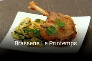 Brasserie Le Printemps ouvert