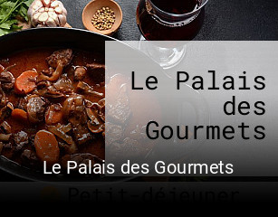 Le Palais des Gourmets plan d'ouverture