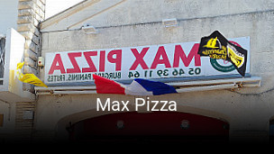 Max Pizza heures d'affaires