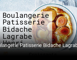 Boulangerie Patisserie Bidache Lagrabe Henri heures d'ouverture