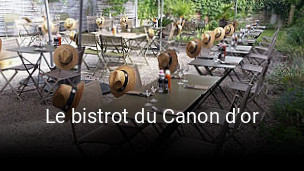 Le bistrot du Canon d'or heures d'affaires