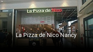 La Pizza de Nico Nancy plan d'ouverture