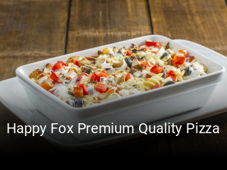 Happy Fox Premium Quality Pizza ouvert