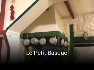 Le Petit Basque ouvert