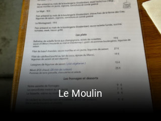 Le Moulin heures d'affaires