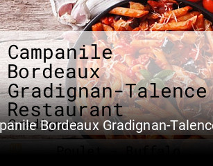 Campanile Bordeaux Gradignan-Talence Restaurant ouvert