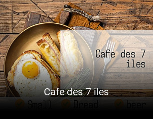 Cafe des 7 iles plan d'ouverture