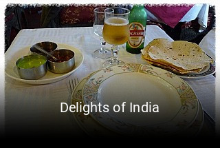 Delights of India heures d'affaires