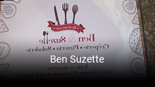 Ben Suzette ouvert