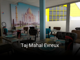 Taj Mahal Evreux heures d'ouverture