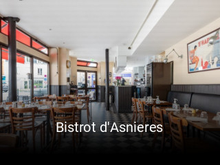 Bistrot d'Asnieres plan d'ouverture