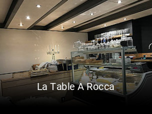 La Table A Rocca ouvert